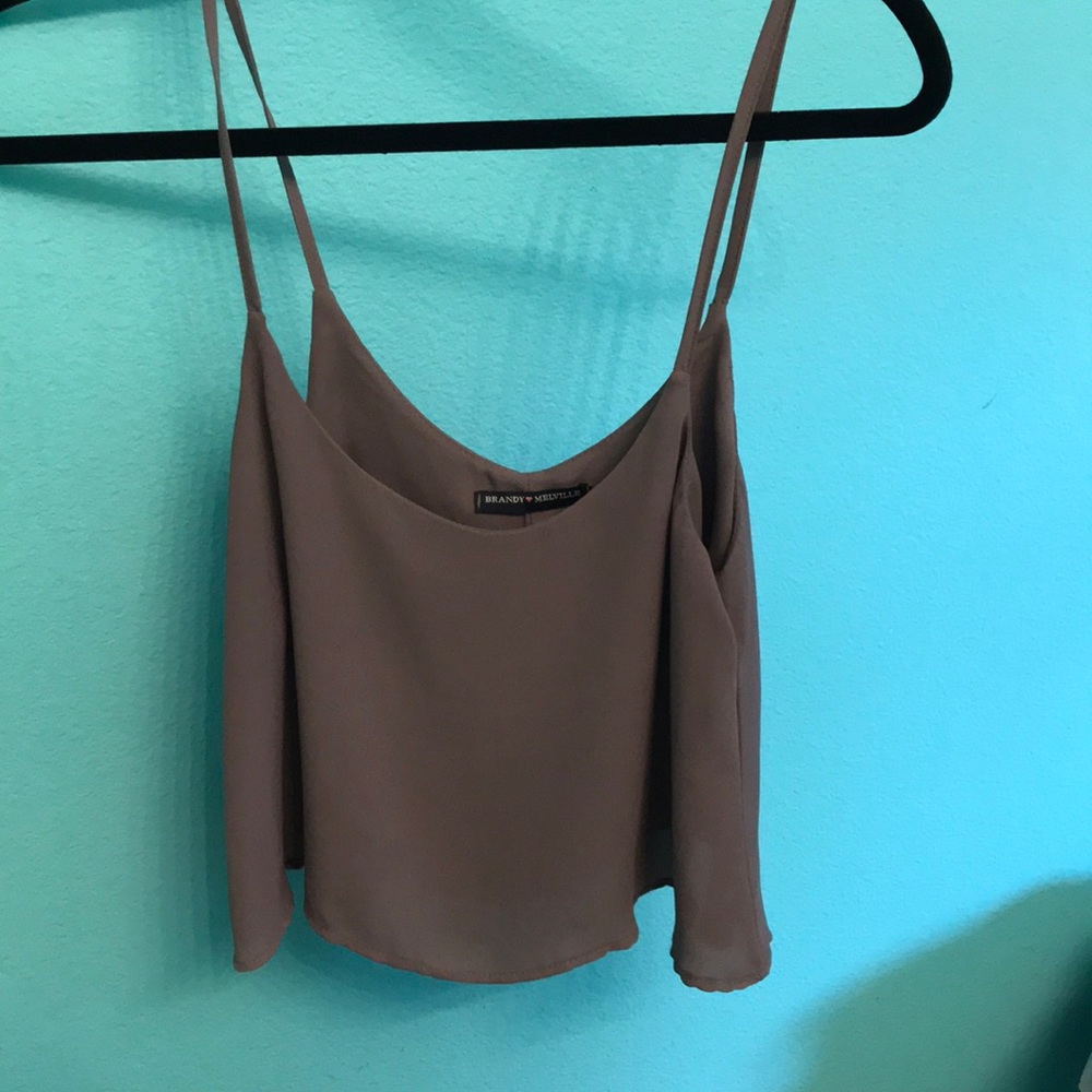 Grey crop top